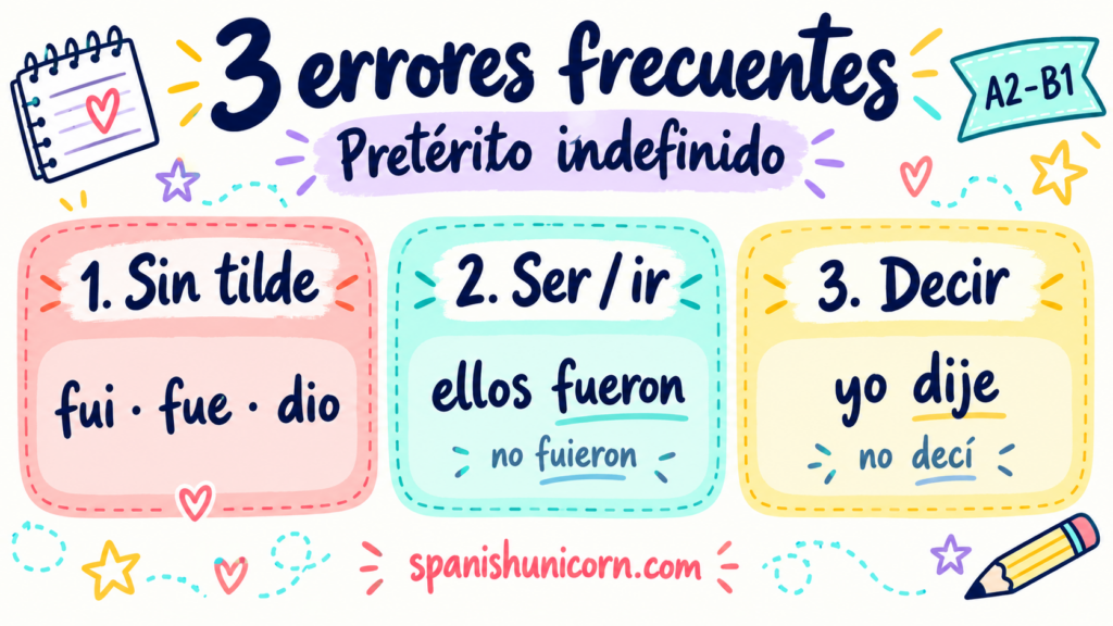 3 errores que mis estudiantes "cometen"
