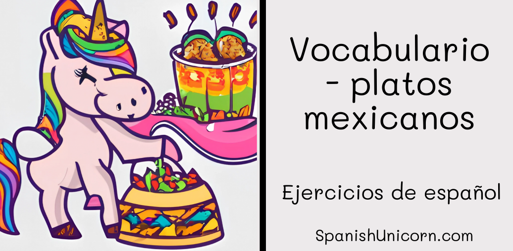 Vocabulario - platos mexicanos -84.
