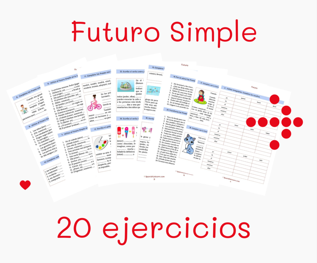 futuro simple ejercicios pdf