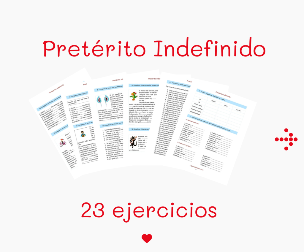 Pretérito Indefinido Ejercicios Spanish pdf