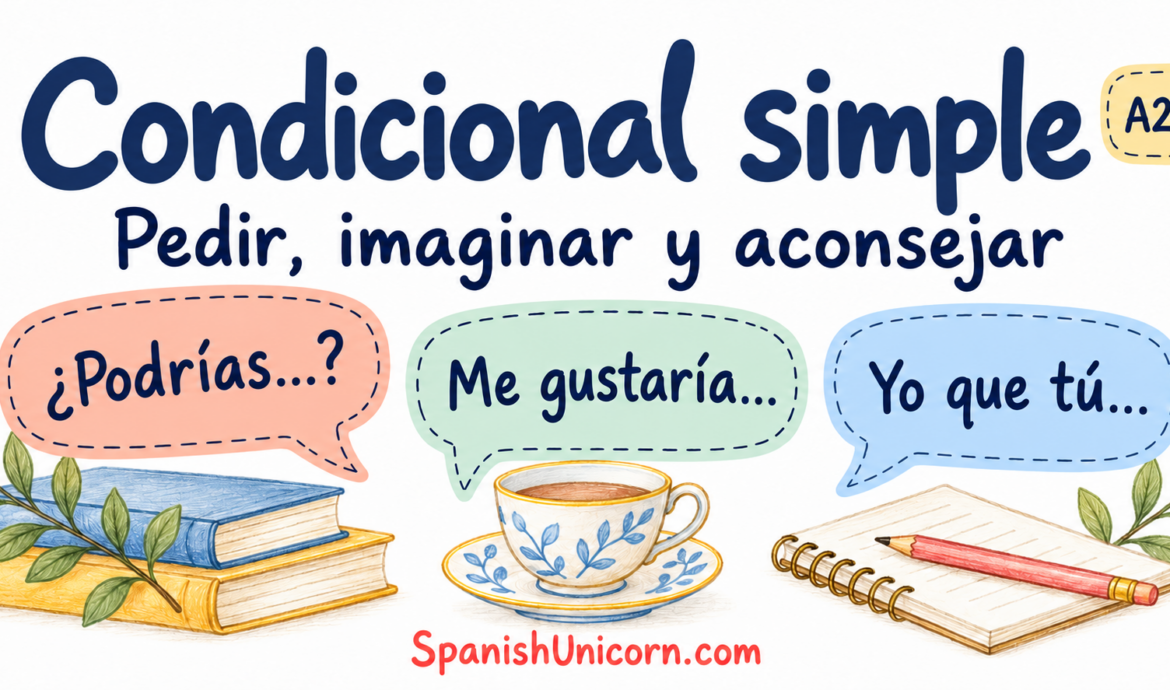 Condicional simple: usos, ejemplos y ejercicios