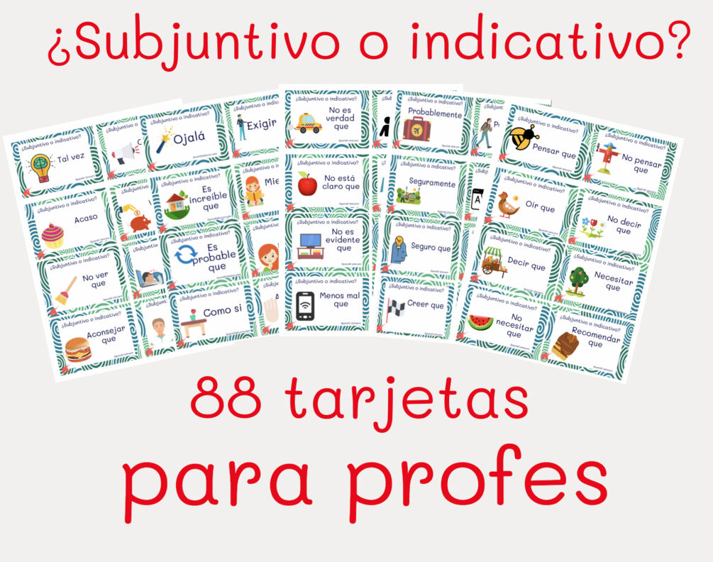 subjuntivo indicativo juego