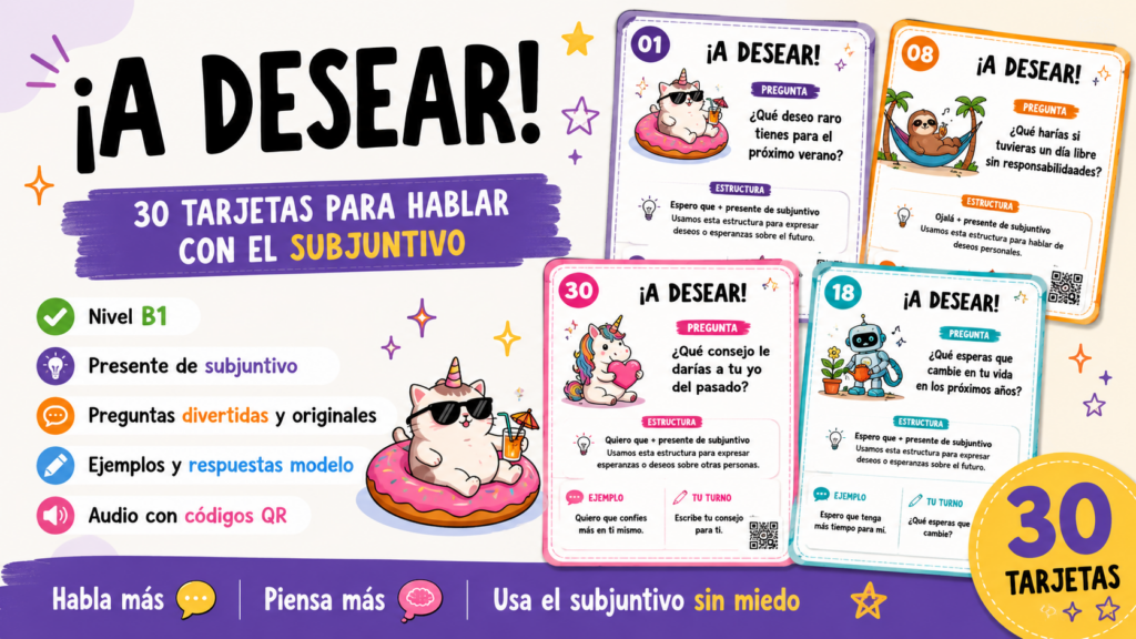 Juego para practicar el subjuntivo con audio