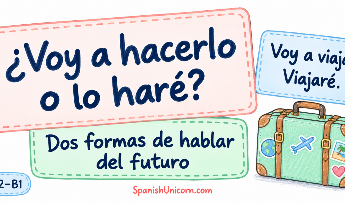 Futuro próximo y futuro simple: diferencias y ejercicios