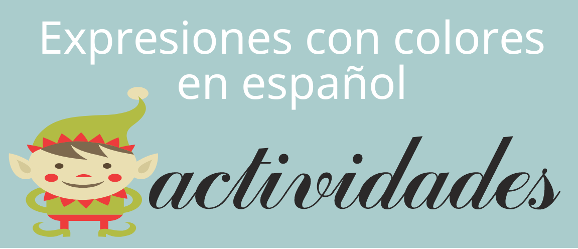 Expresiones con colores en español - actividades