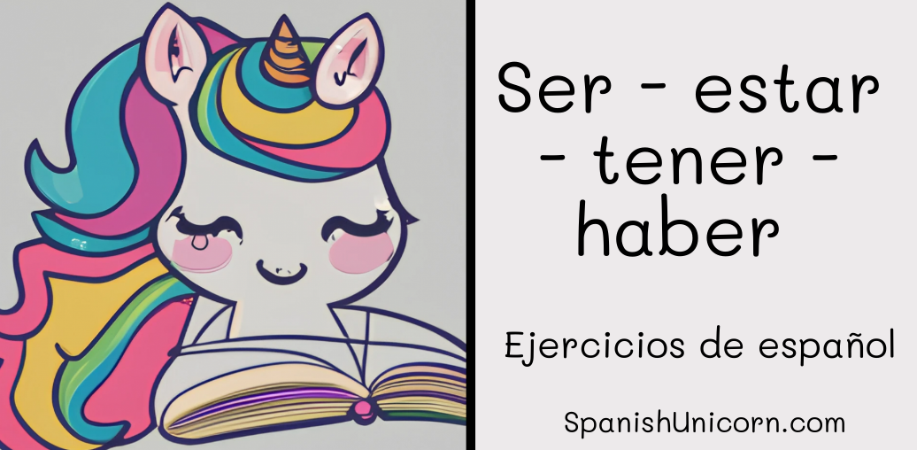 Ser - estar - tener - haber - Ejercicios -93.