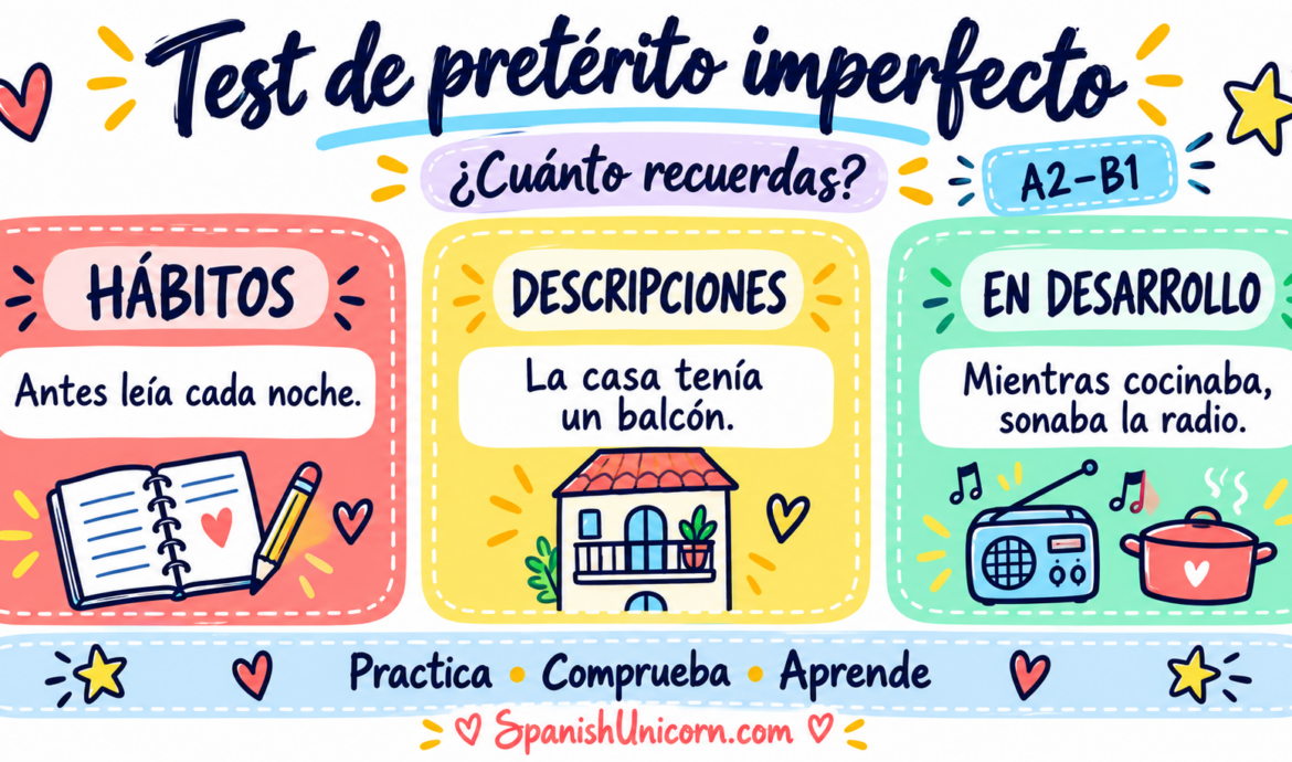 test de pretérito imperfecto