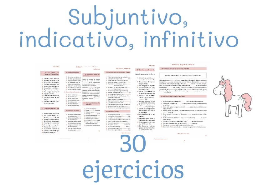 Indicativo o subjuntivo ejercicios