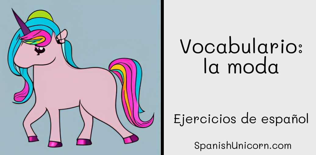 Vocabulario: la moda -174.