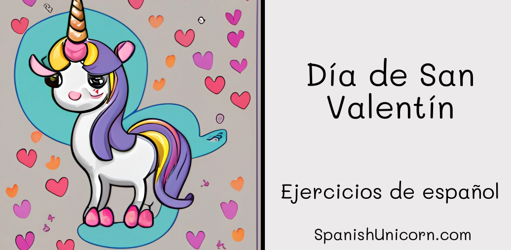 Día de San Valentín -182. ejercicios de español