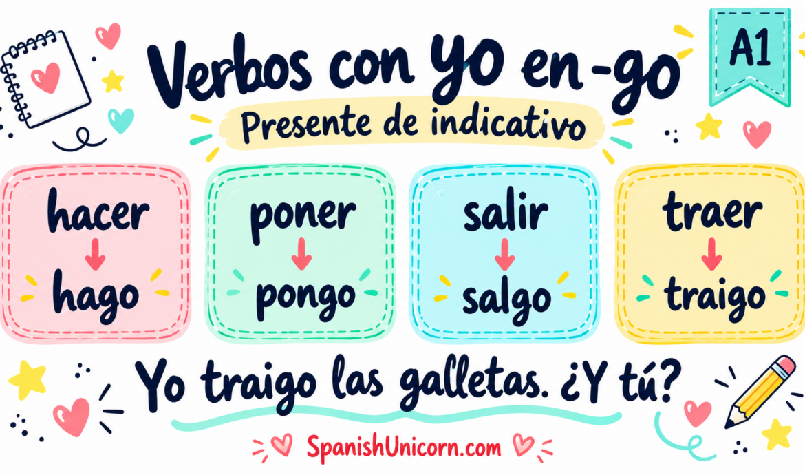 verbos irregulares -go