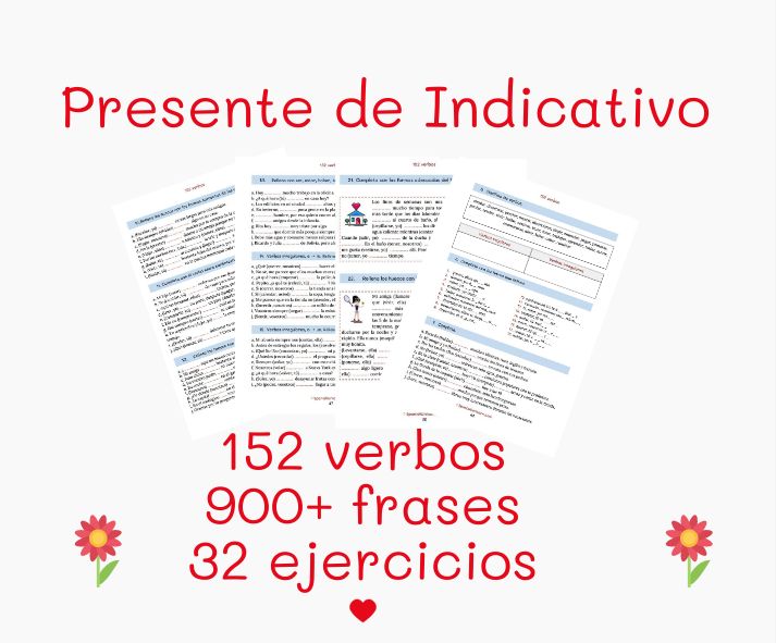 Presente ejercicios espanol Spanish execrases present tense
