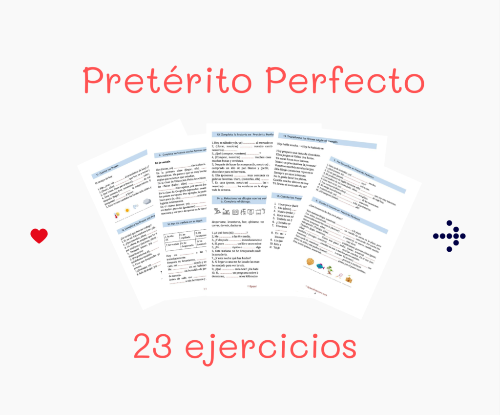 Pretérito perfecto ejercicios materiales para clases de español