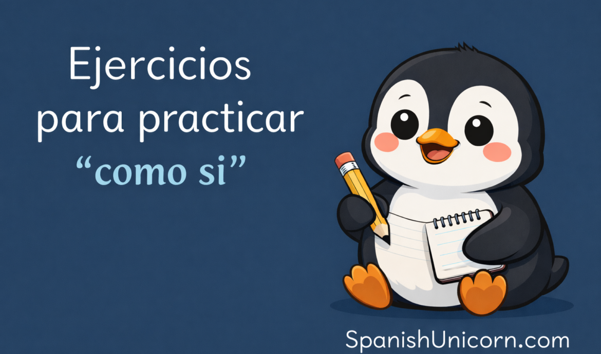 Ejercicios para practicar "como si"