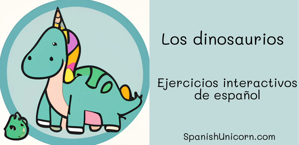 los dinosaurios - actividades interactivas de espanol