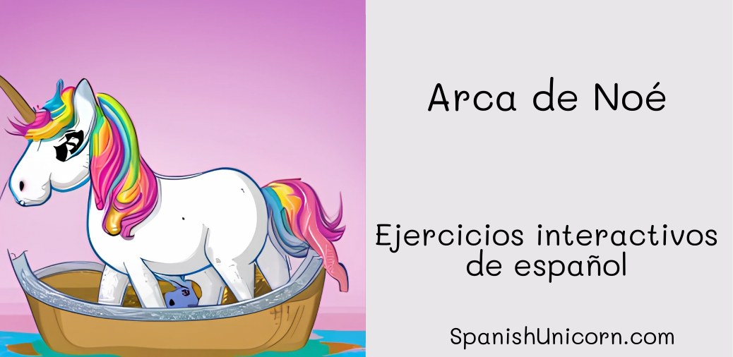 Arca de Noé - actividades online para aprender español