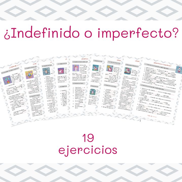 Indefinido o imperfecto ejercicios pdf