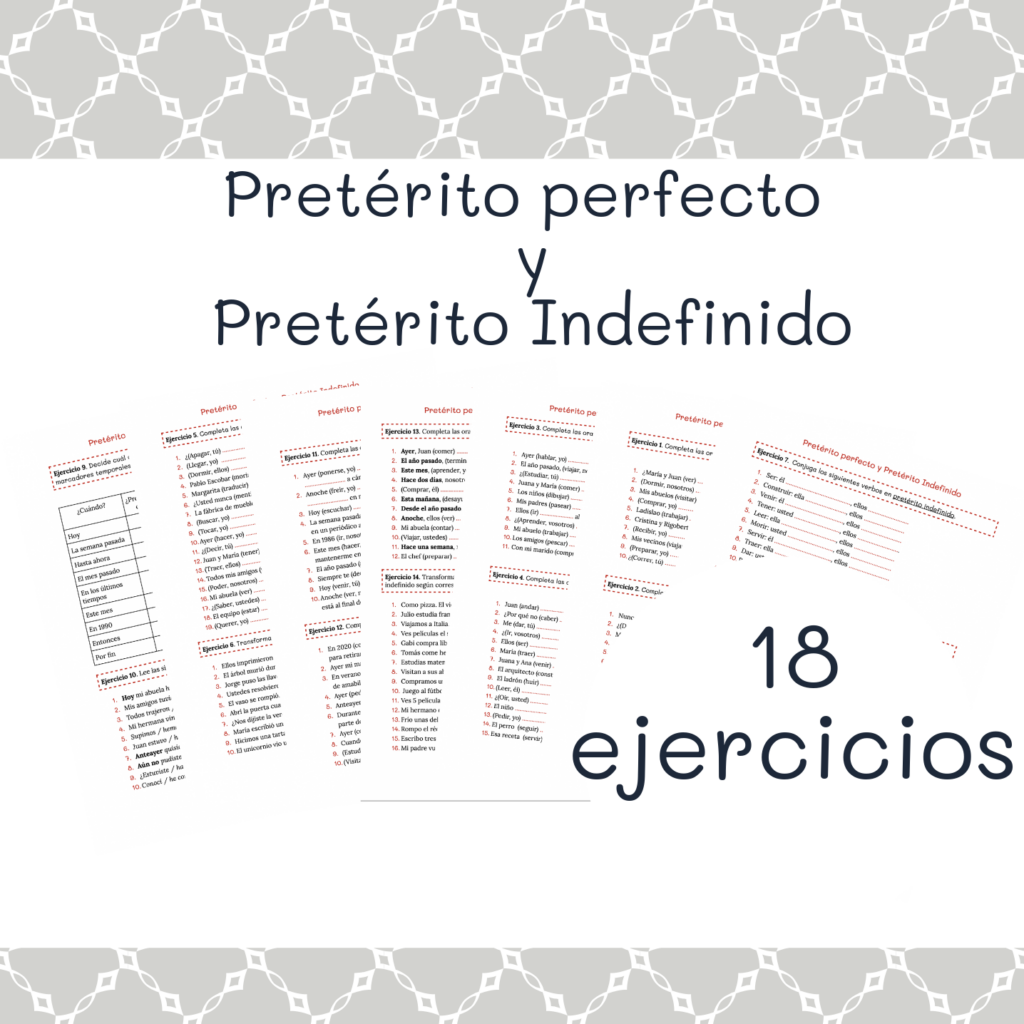 Ejercicios - pretérito perfecto y pretérito indefinido