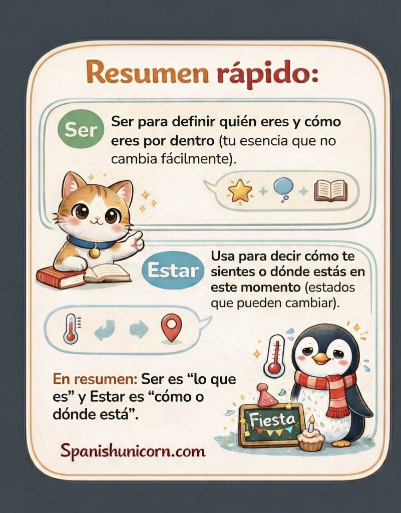 ¿Ser o estar? La Guía definitiva con ejercicios interactivos y trucos