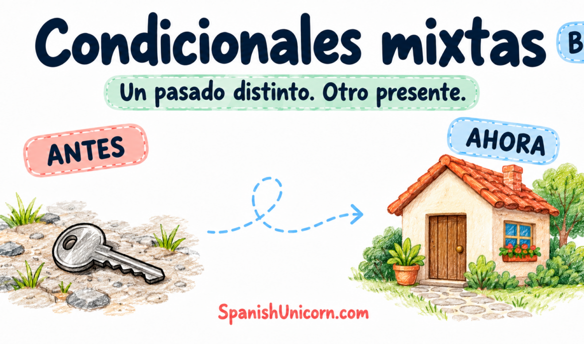 Condicionales mixtas: pasado y presente en una frase