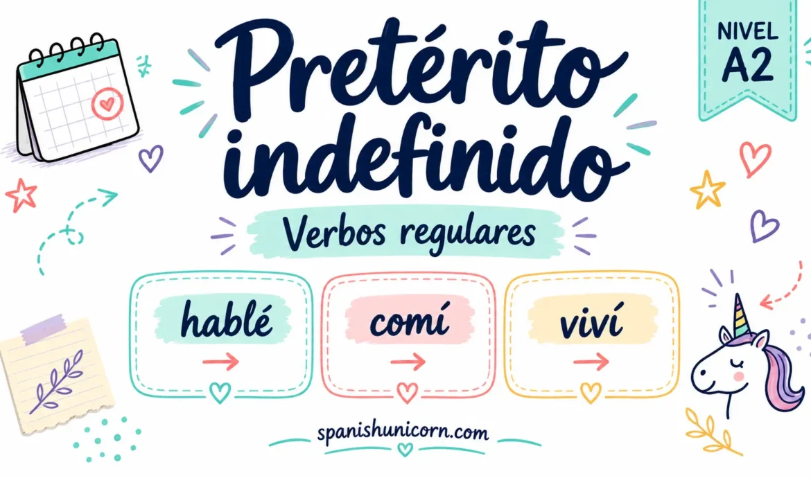 Pretérito indefinido ejercicios