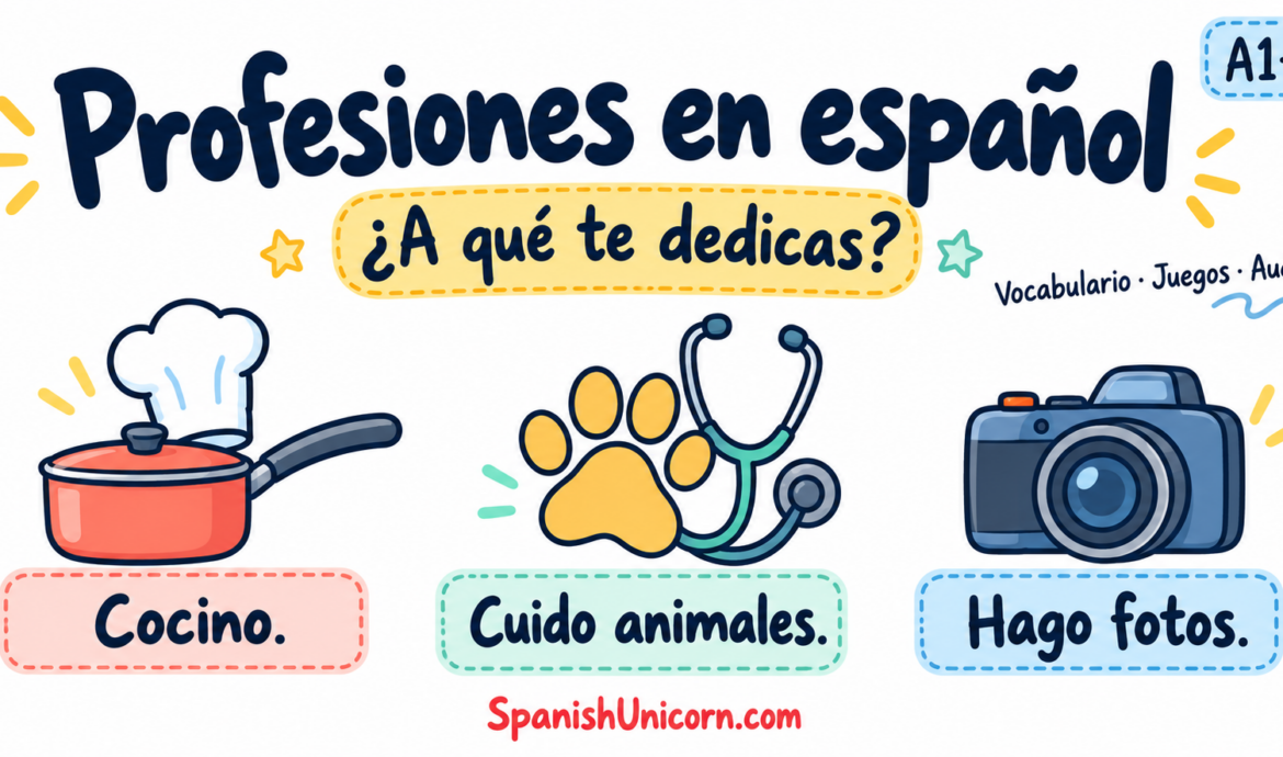 Profesiones en español: ¿a qué te dedicas?